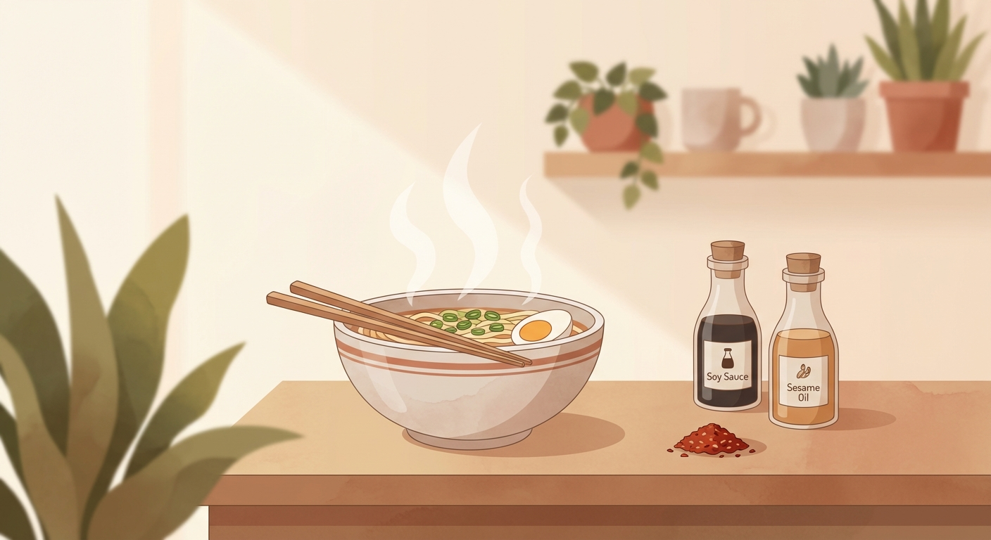 Restaurant-Quality Asian Noodles in 5 Minutes: The 3-S Sauce