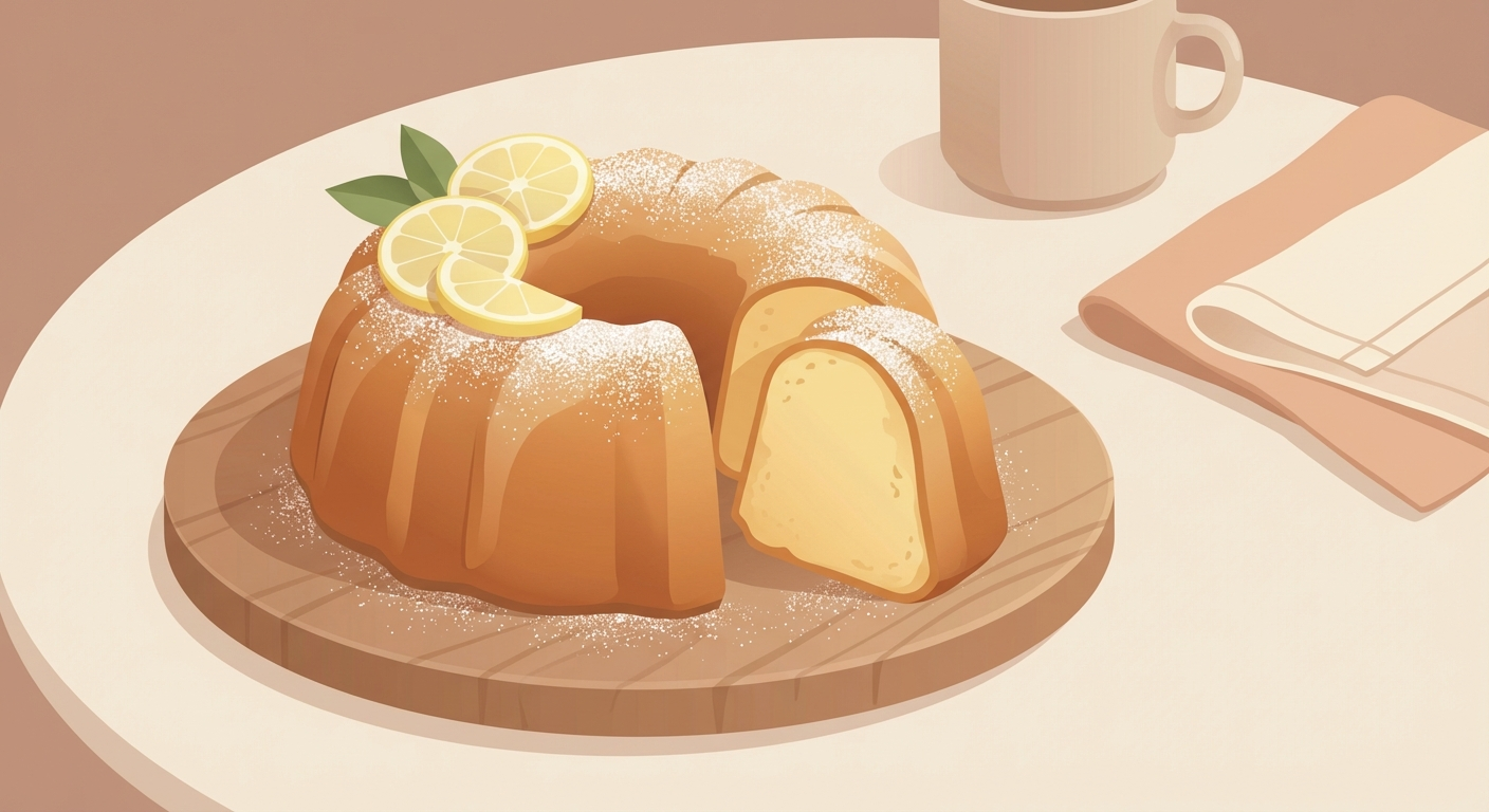 Lemon Drizzle Cake: Swiss Betty Bossi Classic