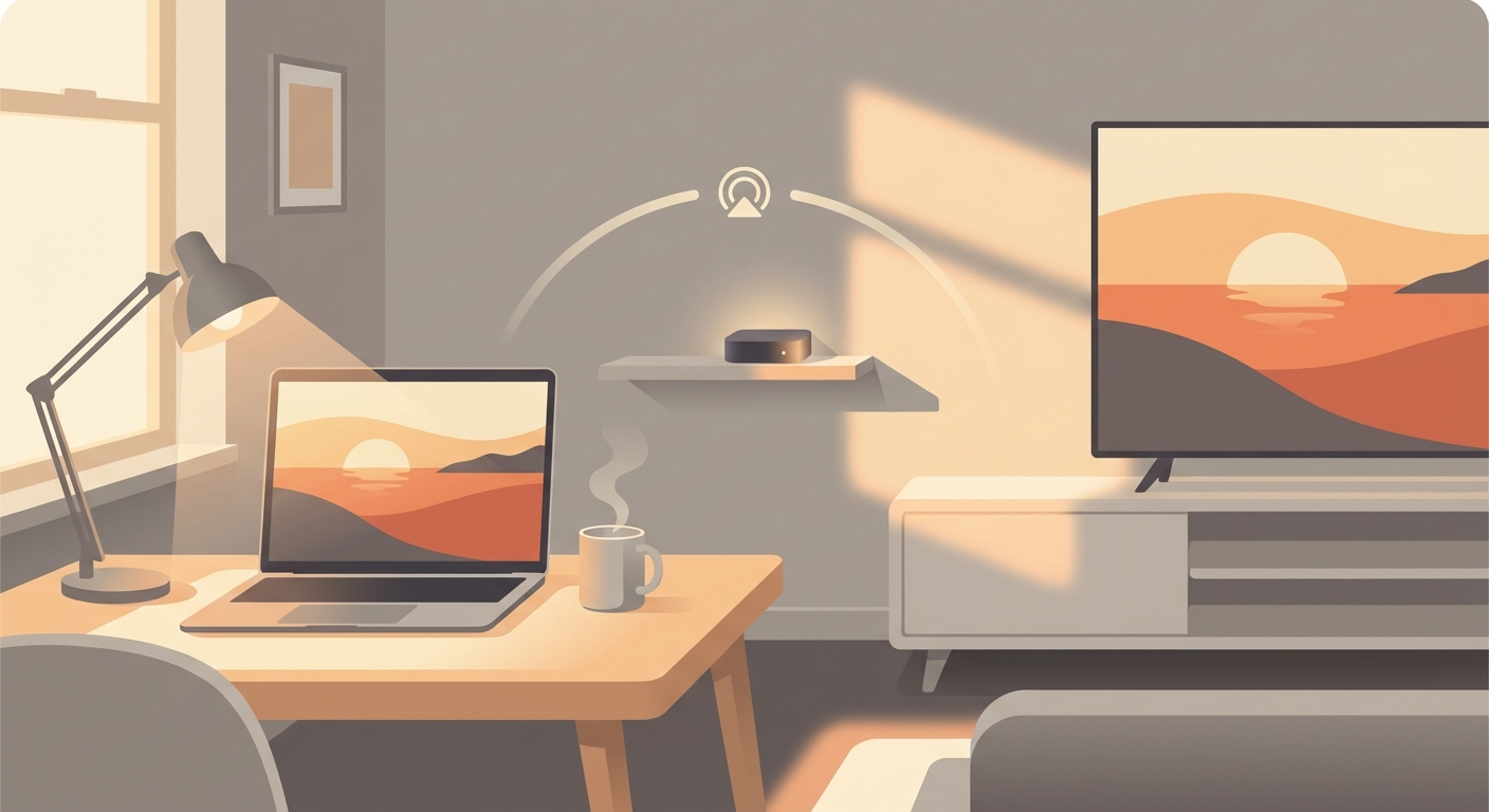 Mirror your Mac screen to Apple TV without cables