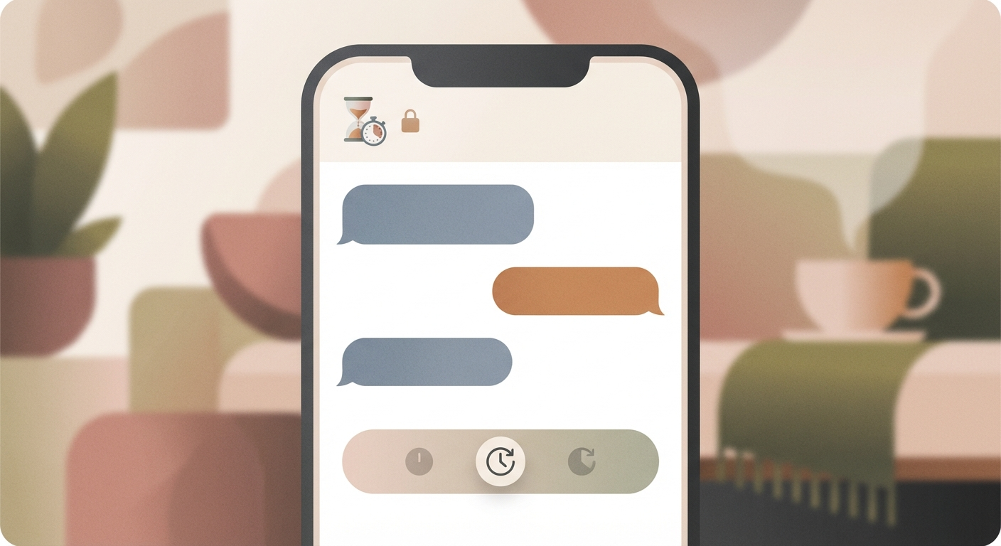 Signal: Enable Disappearing Messages