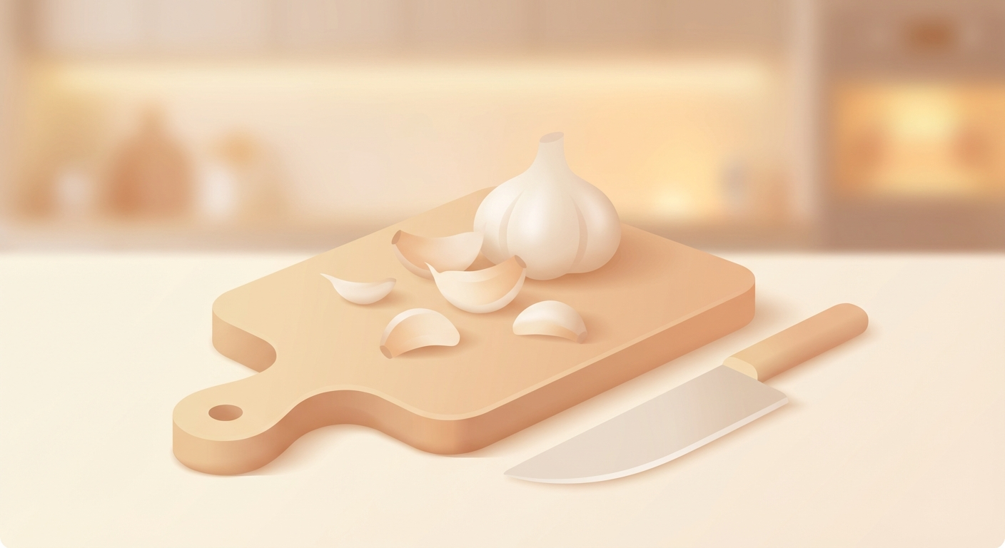 Peel Garlic in 3 Seconds: Crush, Don't Pick