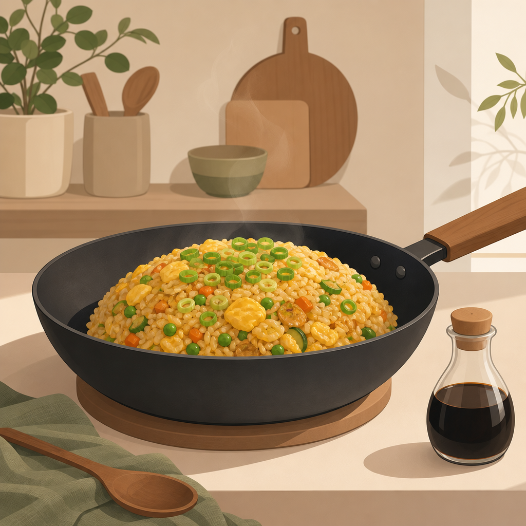 Riz frit anti-gaspi: le riz d'hier devient la star