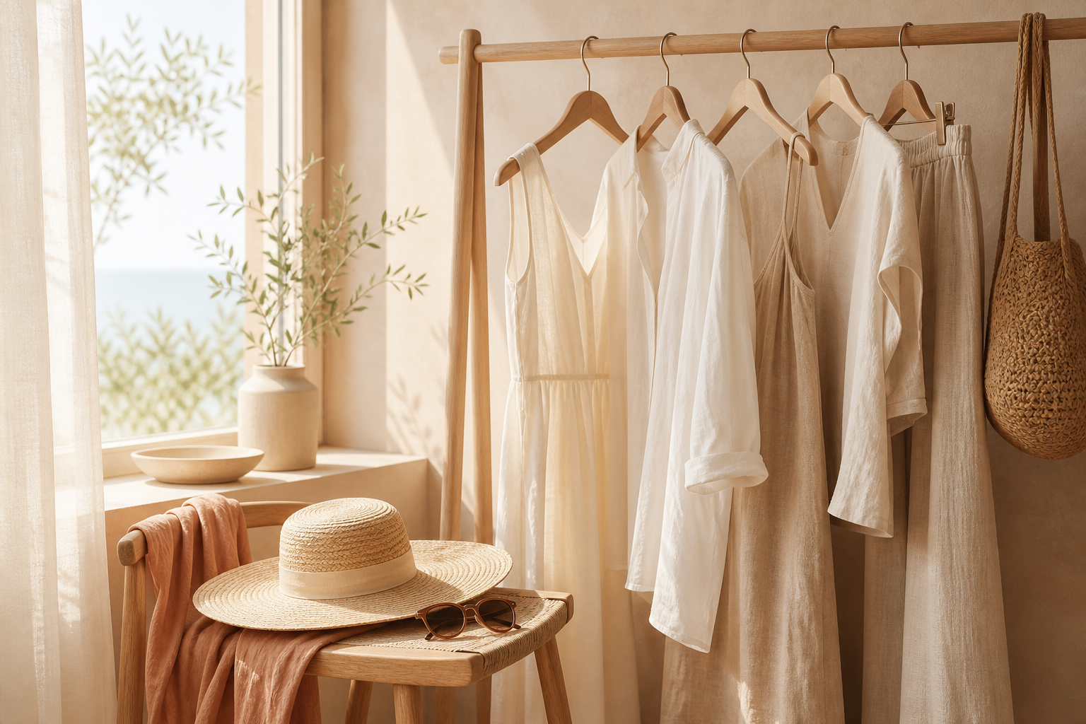 Wear Light Natural Fabrics During Heat
