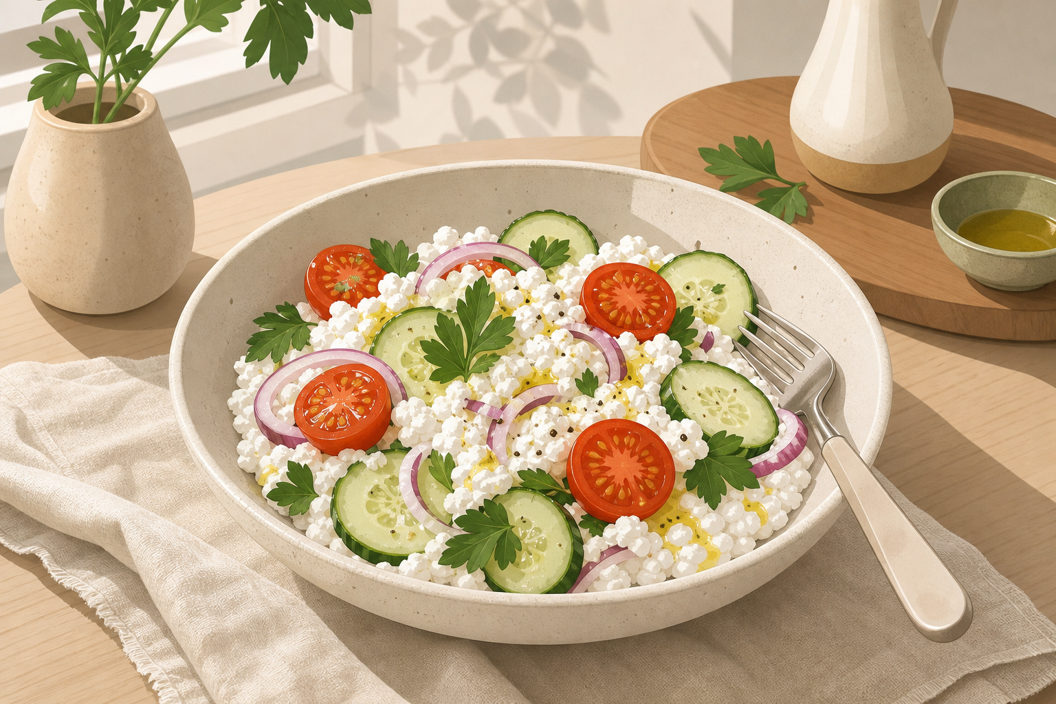 Cottage Cheese Salad: A 5-Minute Protein Boost